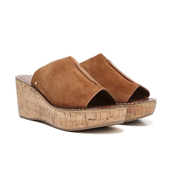 Sam Edelman Shoes - NEW Sam Edelman Ranger Platform Wedge Brown Suede